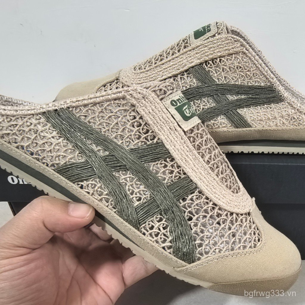 Onitsuka Tiger MEXICO 66 SABOT Lưới dép riêng biệt dành cho nam và nữ Giày thông thường MUI6 WWC
