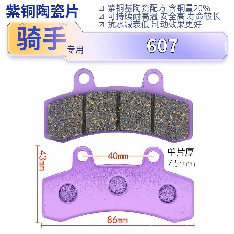 Mẫu bán chạy [Shop Bán chạy] Racing Pigeon Black Knight Đẹp trai Donkey Takeaway Tấm phanh xe điện Z