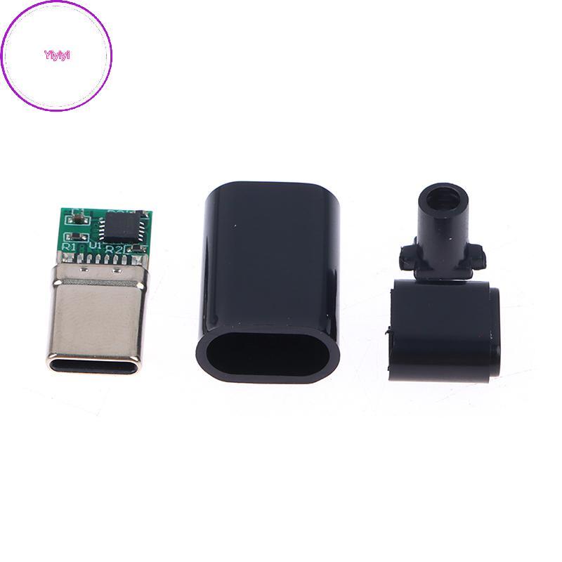 Yiyi 5A PD / QC Decoy Board Sạc nhanh 5V 9V 12V 15V 20V Mô-đun PD 2 3.0 DC Kích hoạt Cáp USB Type-C 