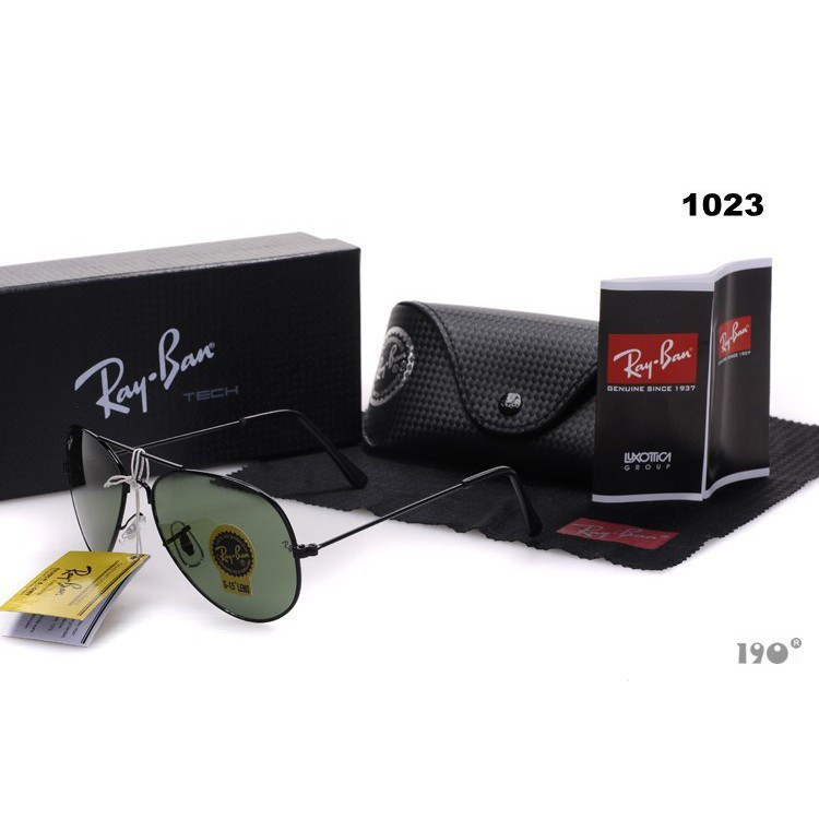 Kính râm RB Unisex Aviator Kính râm xanh đen