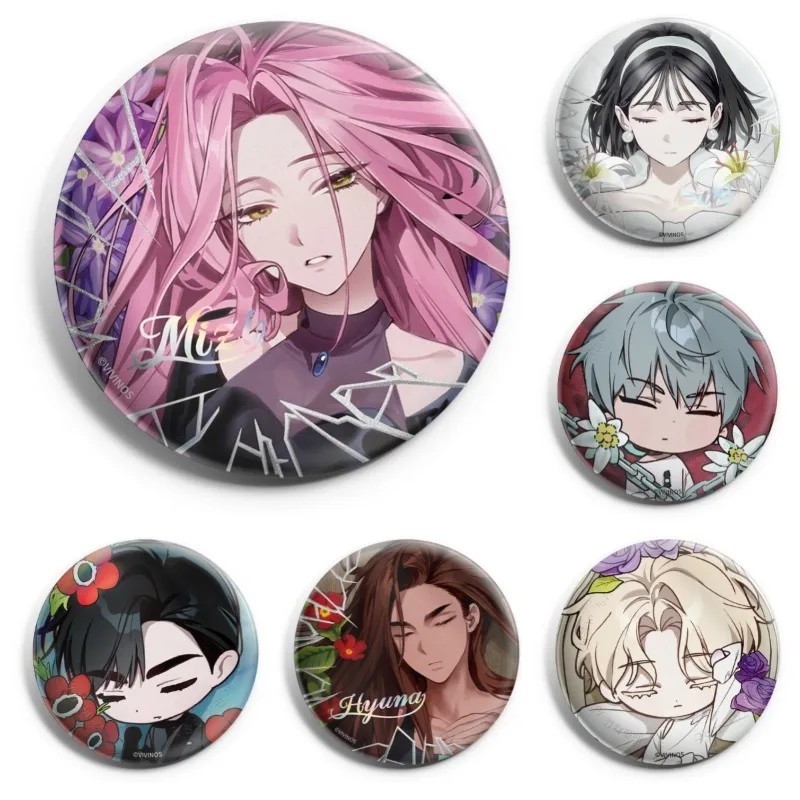Standee Móc khóa Alien Stage Drowning Bloom anime Ivan Till Mizi Sua Luka Hyuna badge trang trí balo