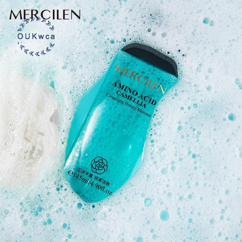 OUKwca MERCILEN Pure Cleaning Facial Makeup Cleaning Gel Dưỡng Ẩm Sữa Rửa Mặt Mới