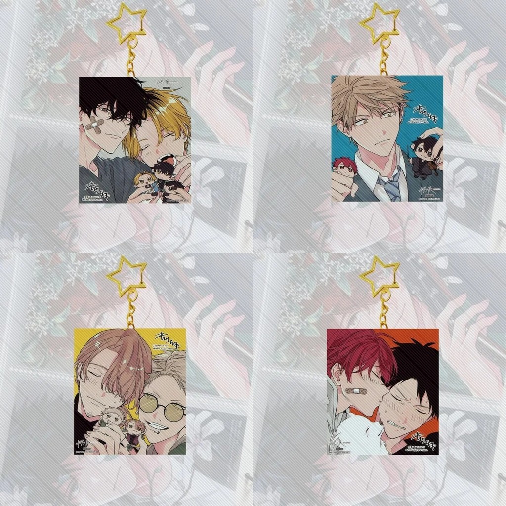 Móc khóa Anime Given Boylove BL Acrylic 6cm Mica Trong Suốt Mafuyu Uenoyama Phụ Kiện Trang Trí Cặp S