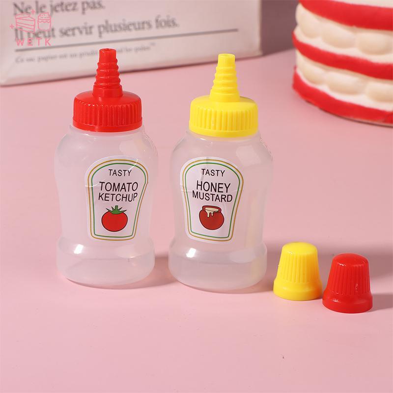[WETK] 1 / 2 Cái Hộp đựng nước sốt nhỏ cầm tay Mini Cà chua Gravy Boat Salad Dressing Oil Bottle Ket