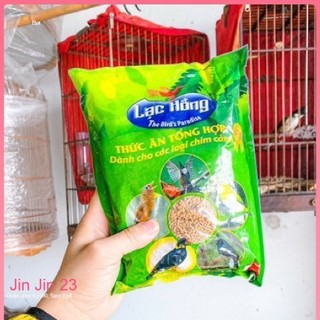 Cám Lạc Hồng Tổng Hợp Cao Cấp Gói 500g Màu Xanh, Thức Ăn Tổng Hợp Dành Cho Các Loại Chim Cảnh