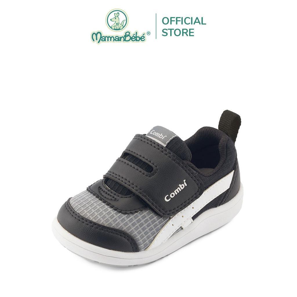 (MamanBébé chính hãng) Giày Combi S-Go đế định hình chống bàn chân bẹt C2402 màu đen