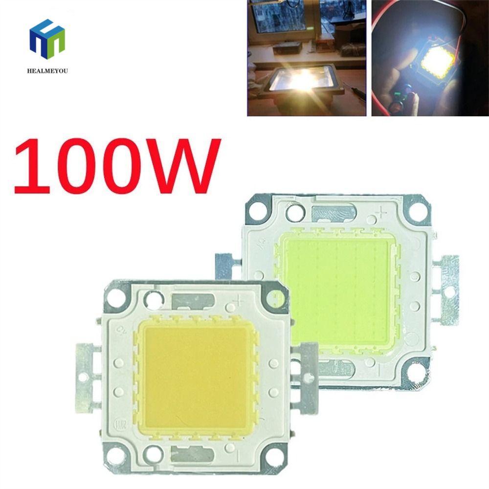 HEALMEYOU LED Chip Hạt 100W 50W 30W 20W 10W COB Chip LED Đèn Pha Bóng Đèn Trắng Lạnh