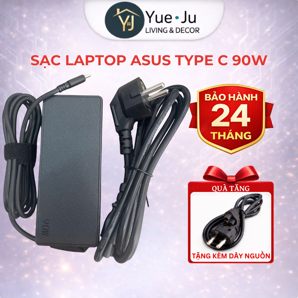 Sạc dùng cho Laptop Asus sạc Asus type c, sạc Asus vivobook cenbook Expert ProArt 90W chữ nhật