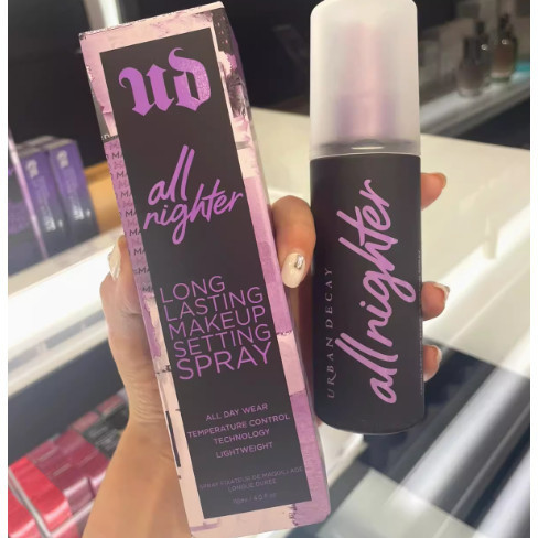 【miễn thuếnhập khẩu】Xịt khoá nền giữ lớp make up Urban Decay All Nighter Long Lasting Make Up Settin