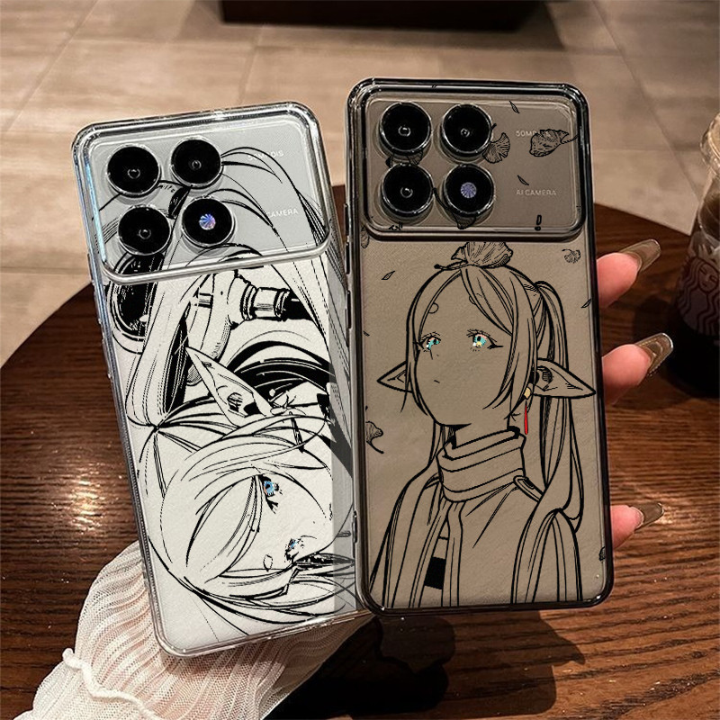 Dành Cho POCO X8 Pro Max X7 Pro X6 X5 F8 Ultra F8 Pro F7 F6 F5 F4 Anime FRIEREN Slim Soft Phone Case