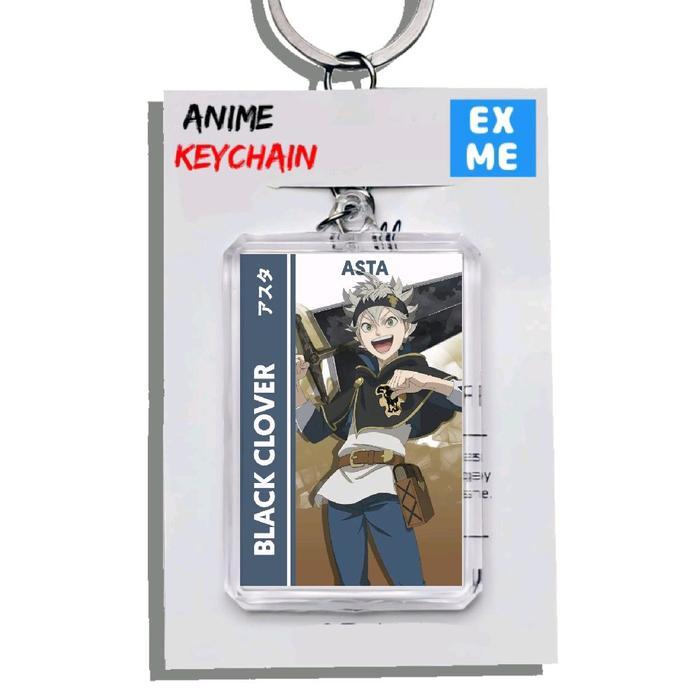 Gantungan Kunci Black Clover - Keychain Black Clover - Ganci Anime - Gantungan Kunci Asta - Yuno - N