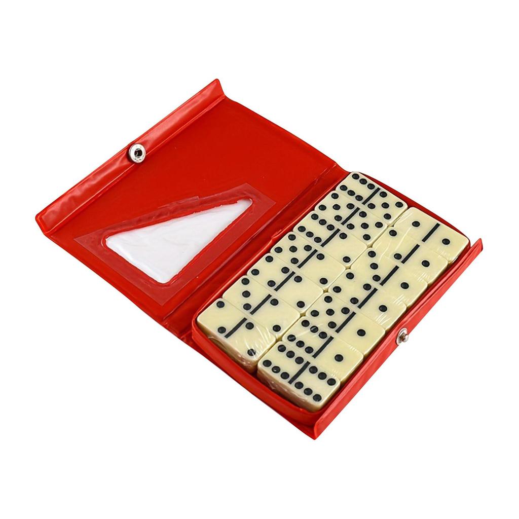 Dominos Set 28 Miếng Double Six Dominos Game Ban Đêm Ủng Hộ Hoạt Động Bảng Số Trò Chơi Bàn Trò Chơi 