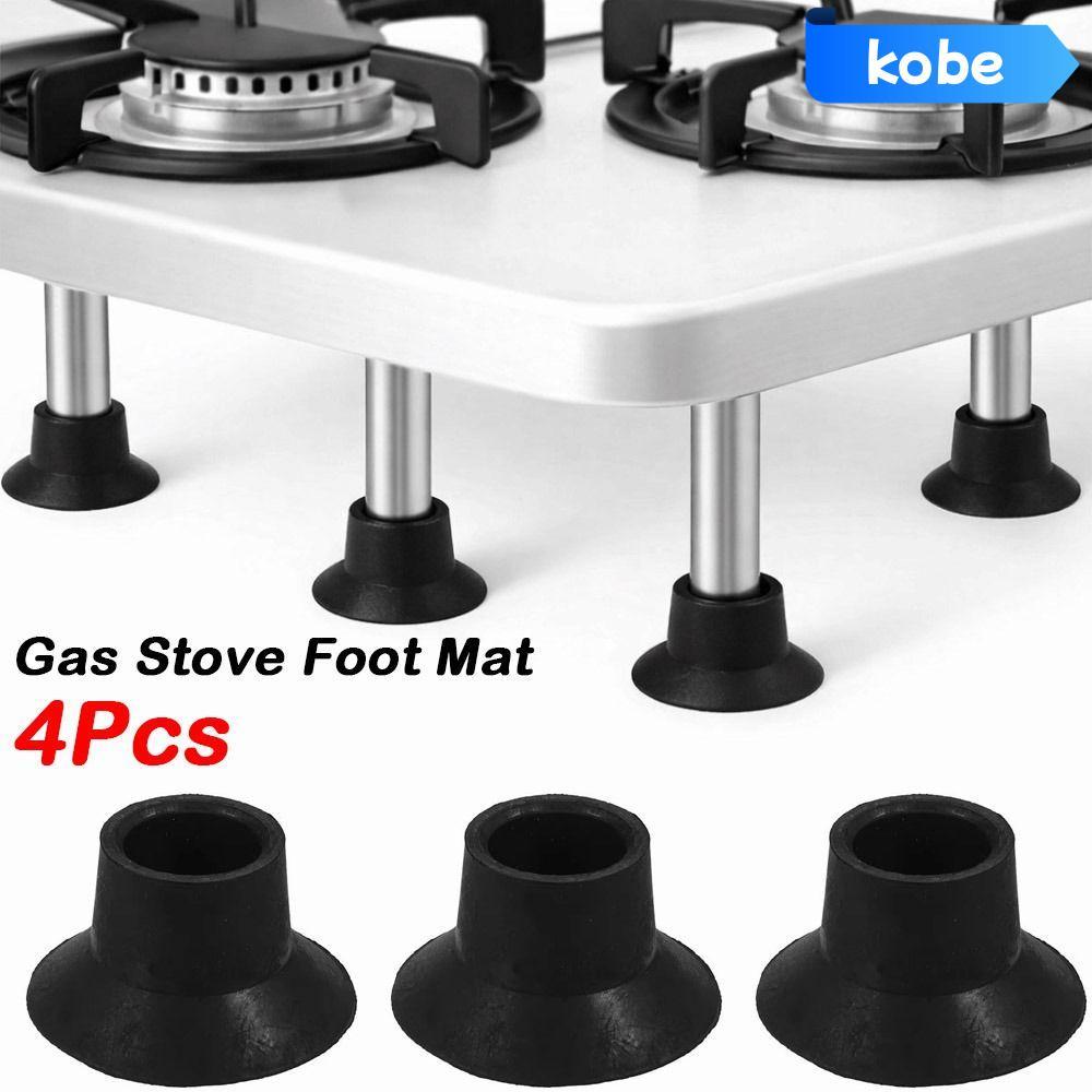 KOBE 4 Thảm Chân Bếp Gas, Cốc Hút Mũ Chân Trampoline Đa Năng, Thay Thế Chống Mài Mòn Bếp Gas Im Lặng