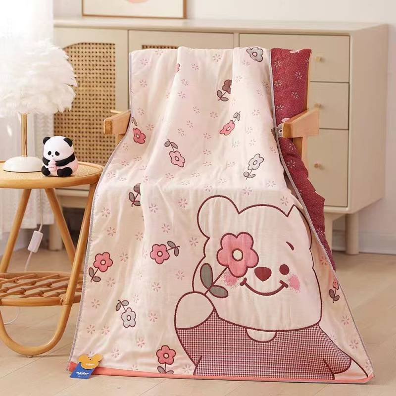 Thick Cotton Bath Towel Cartoon Bath Towel Super Soft Skin-Friendly Quick-Drying Large Towel Cotton 