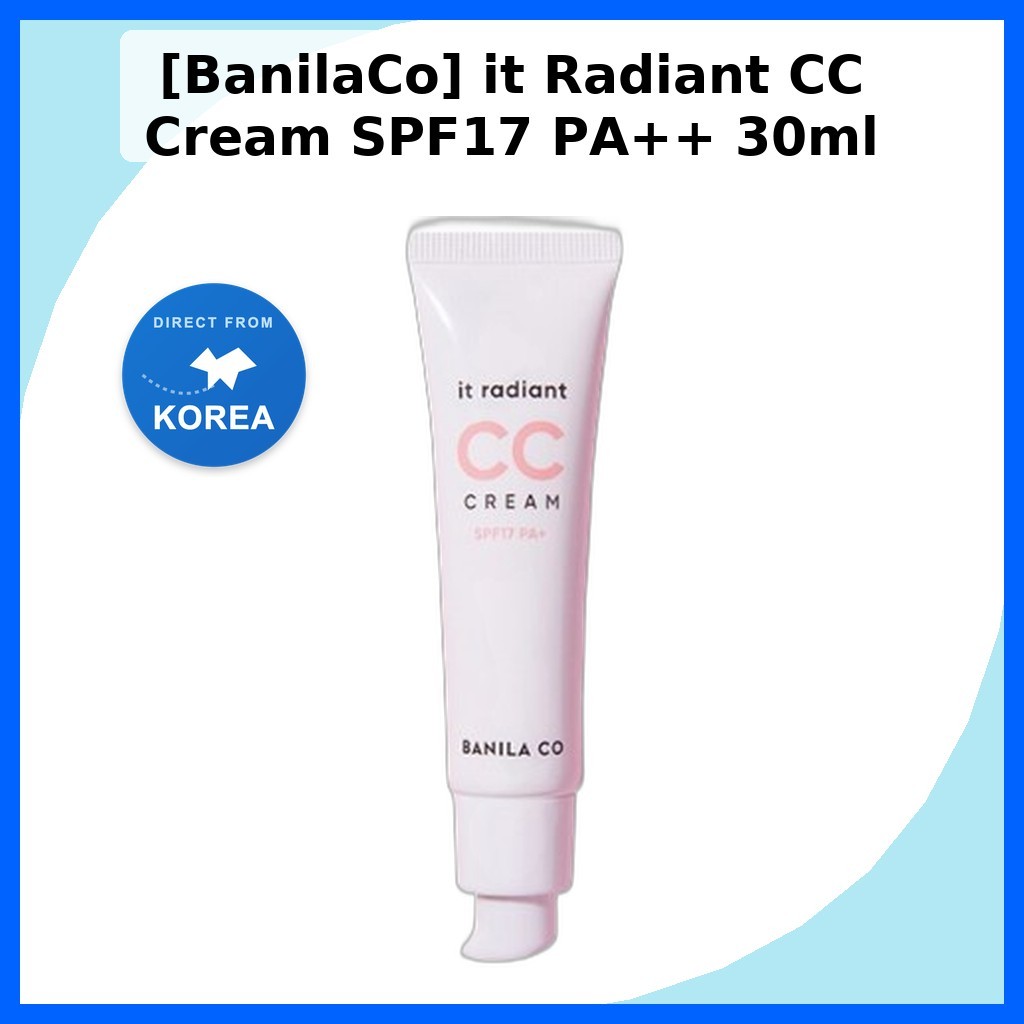 [BanilaCo] it Radiant CC Cream SPF17 PA + + 30ml / Kem CC Hàn Quốc / Radiant Glow / 100% Authentic c