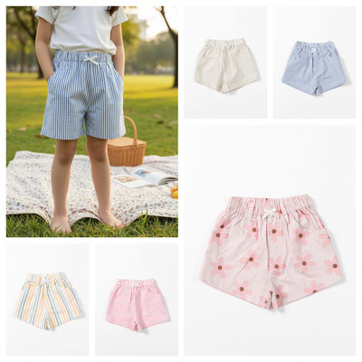 Quần đùi cộc cotton LITIBABY trẻ em size 2 đến 7 tuổi NH35
