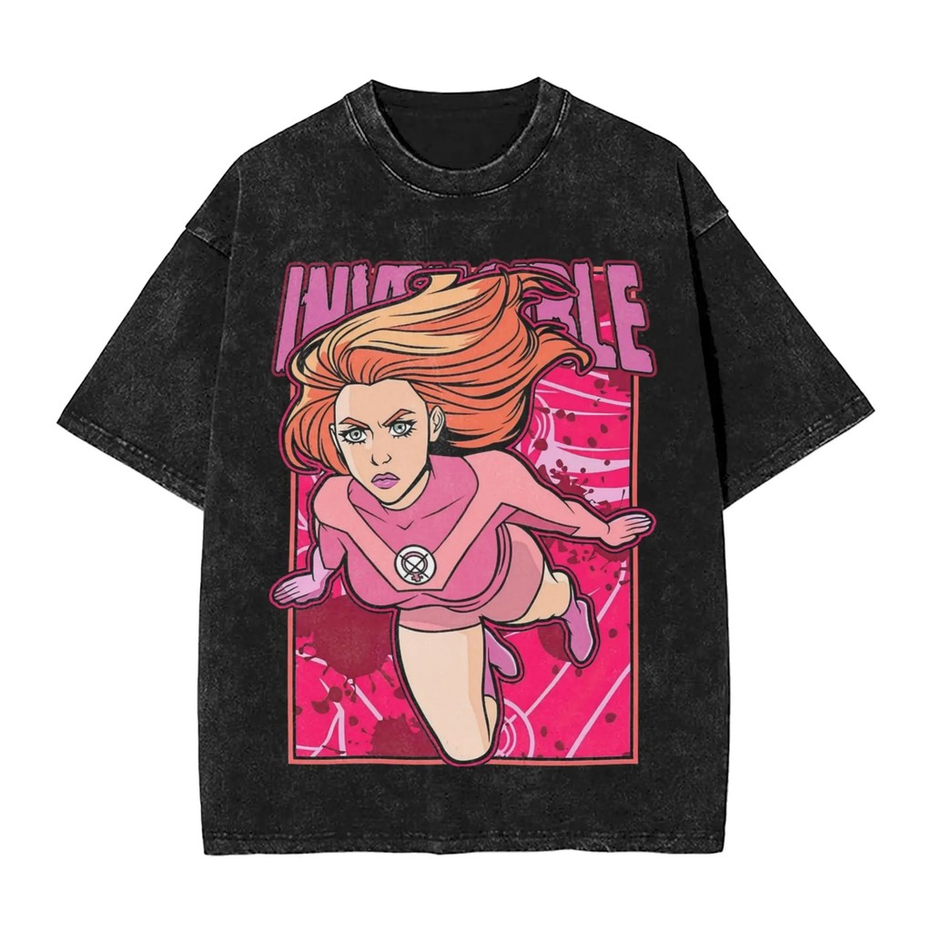 Áo thun ngắn tay Invincible - Omni-Man, Thragg, Atom Eve - 100% cotton hạng nặng