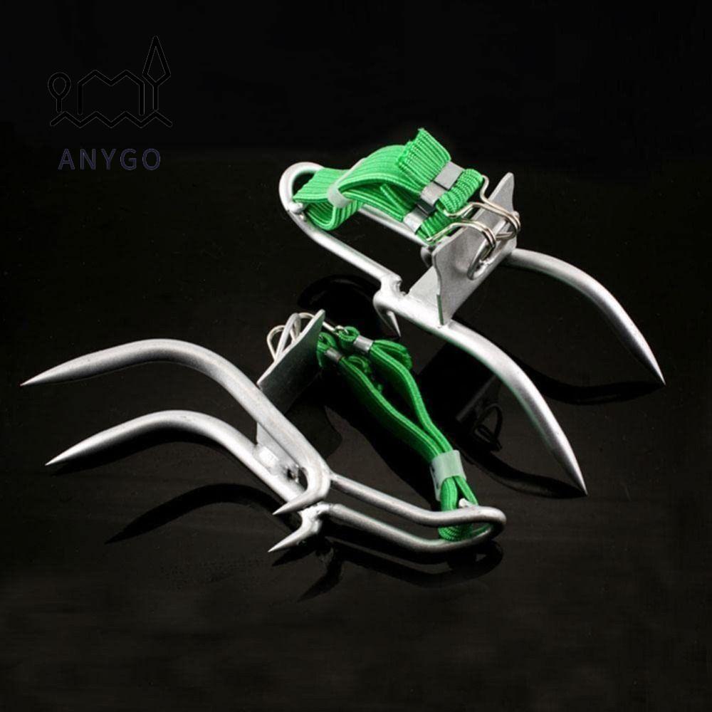 YRBWDYZDH Tree Climbing Tool Ram 's Horn Iron Shoes Steel Climbing