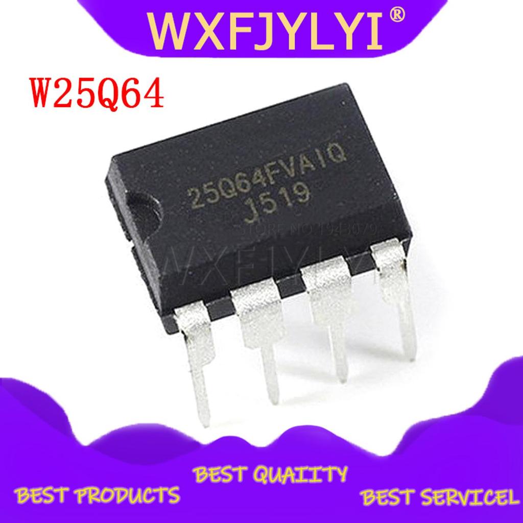 5 Cái / Lô W25Q64 25Q64 25Q64BVAIG W25Q64BVAIG DIP8