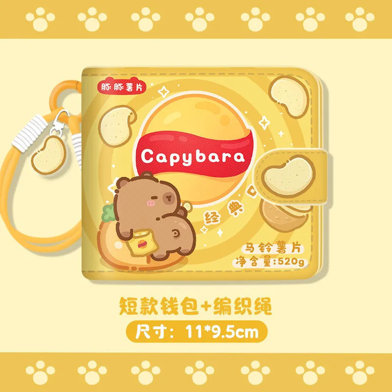 Ví đựng tiền xu cho ví đựng tiền xu Khoai tây chiên Kapibara Trẻ em Ví chuyên dụng Bé gái Học sinh t