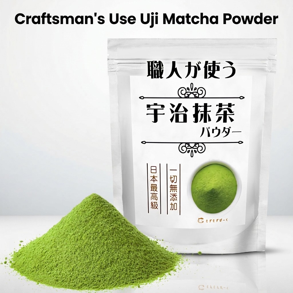 Craftsman's Use Uji Matcha Powder [Using 100% Top-Grade Matcha from Uji, Wazuka] Completely Additive