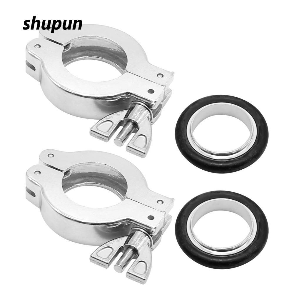 Kẹp nhôm SHUPUN KF25, Vòng định tâm bằng cao su màu đen O TYPE, Di động KF25 Bạc cánh nhôm đai ốc bả