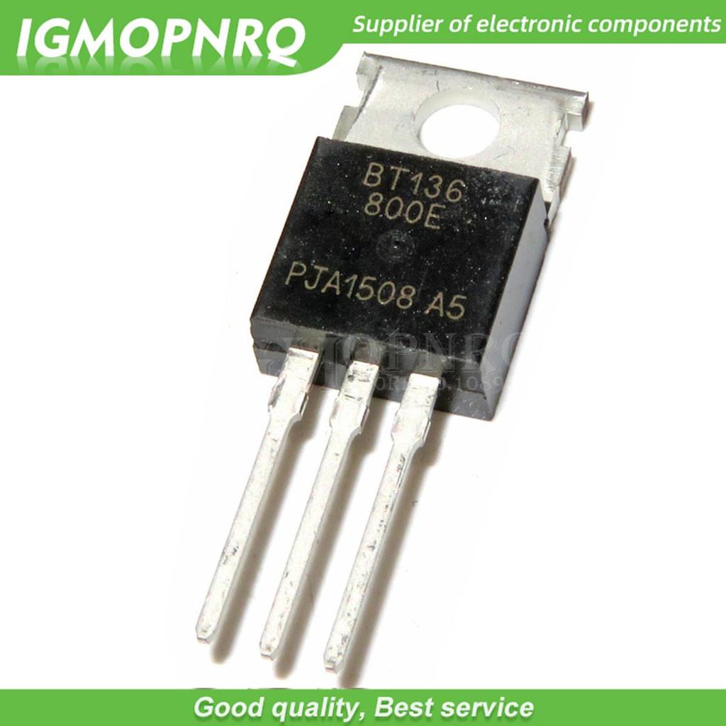 10 chiếc BT136-800E BT136 BT136-800 800V 4A Triacs RAIL TRIAC TO-220 mới nguyên bản