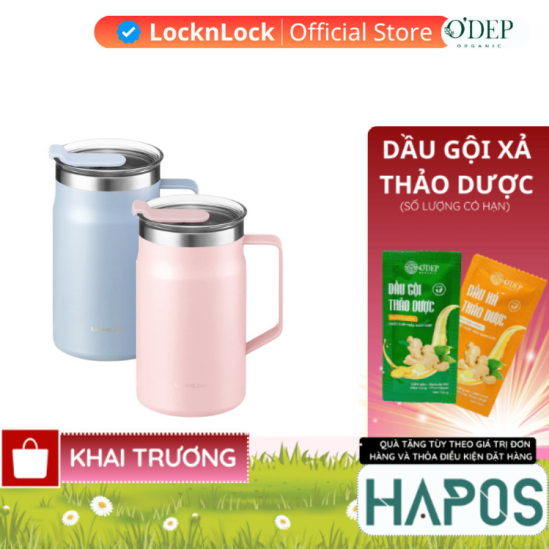 Cốc giữ nhiệt LocknLock Metro Table Mug 600ml Chính hãng  LHC4282  - - HAPOS HBE