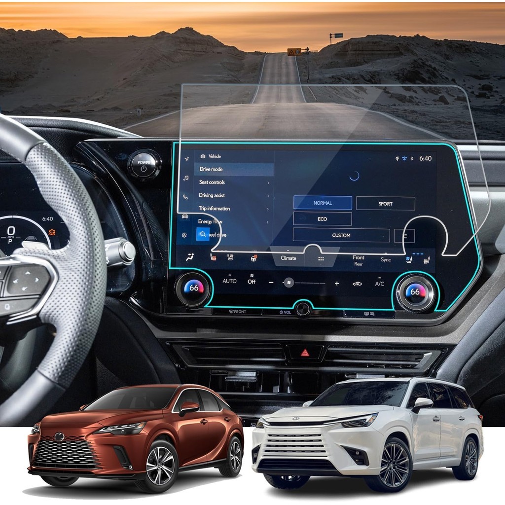 Kính cường lực bảo vệ màn hình cho Lexus RX 350 2023-2025 & TX 350 2024-2025, Phim màn hình điều hướ