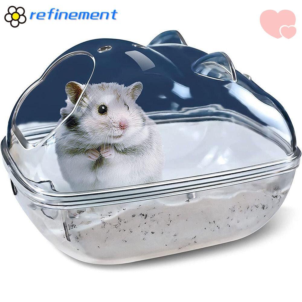 PHỤ TÙNG Phòng Tắm Hamster, Chuột Lang Trong Suốt Lồng Vệ Sinh, Phụ Kiện Acrylic Nhựa Lồng Hamster C