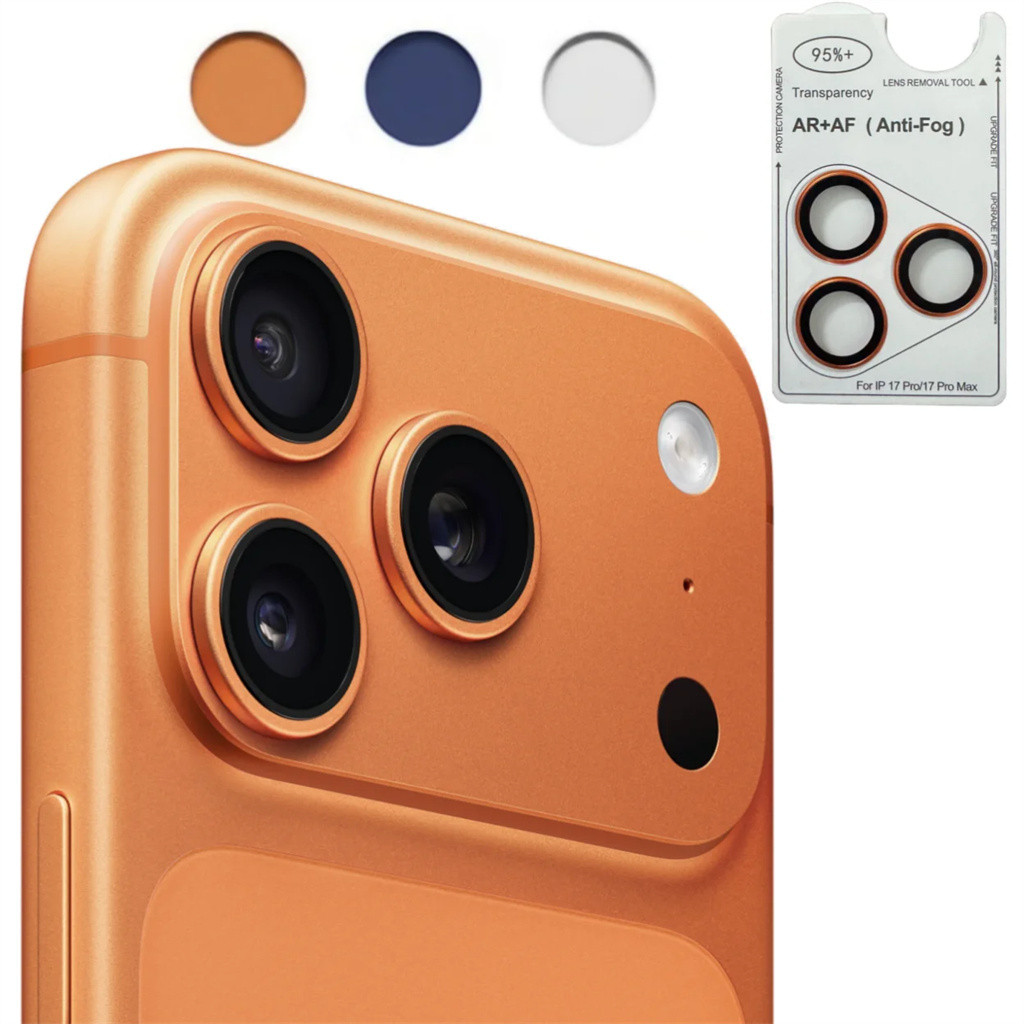 Dành Cho Apple iPhone 17 Pro Max AR Chống Sương Mù Màu Chính Hãng Phía Sau 16 15 14 13 12 promax Cam