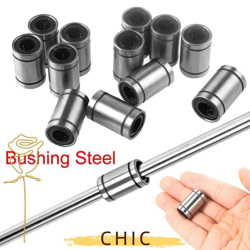 Vòng bi tuyến tính CHIC bền cho máy in Thanh trục LM8UU LM10UU LM12UU LM16UU