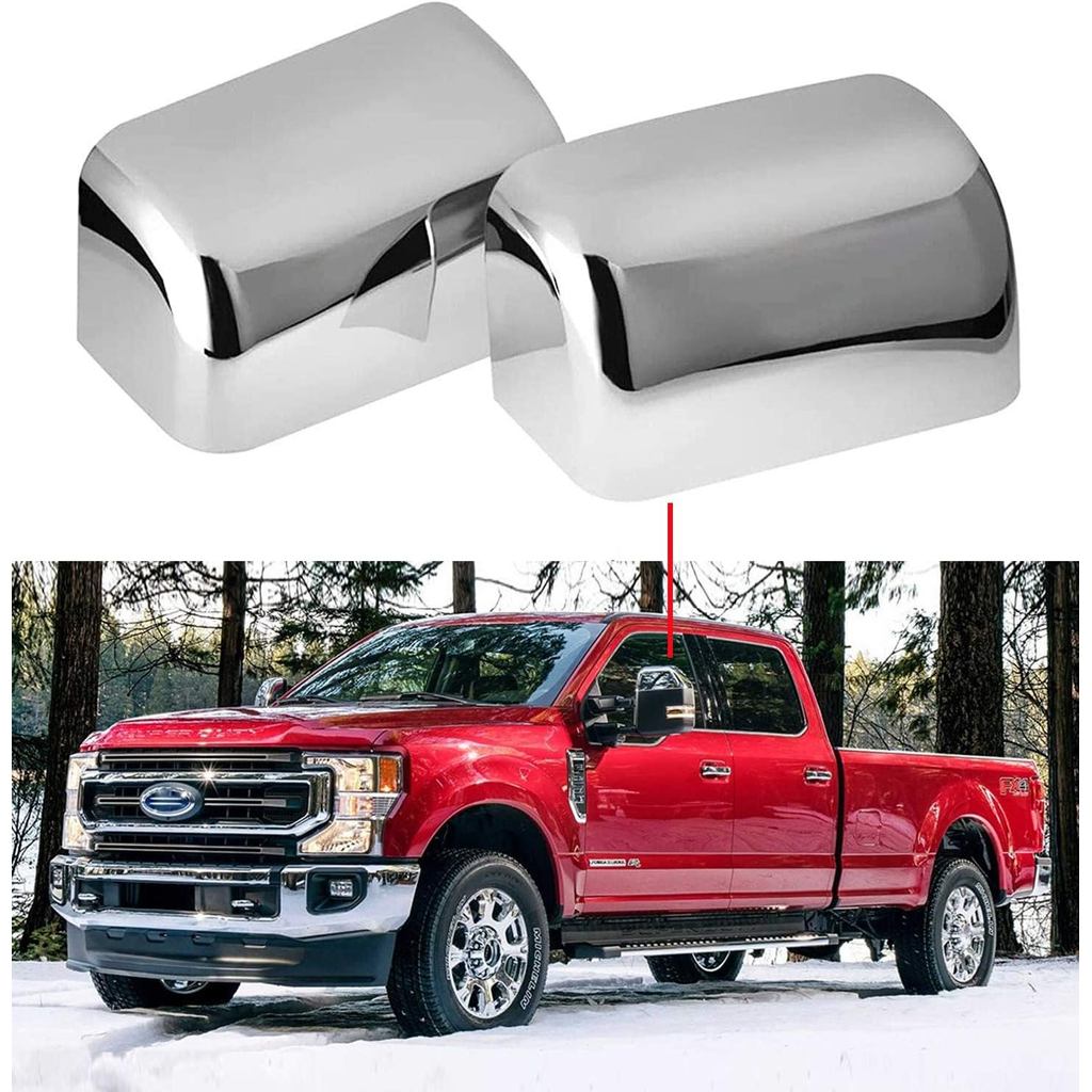 Vỏ gương mạ Chrome siêu bền nửa trên cho Ford F250 F350 F450 2008-2016 (2 chiếc)