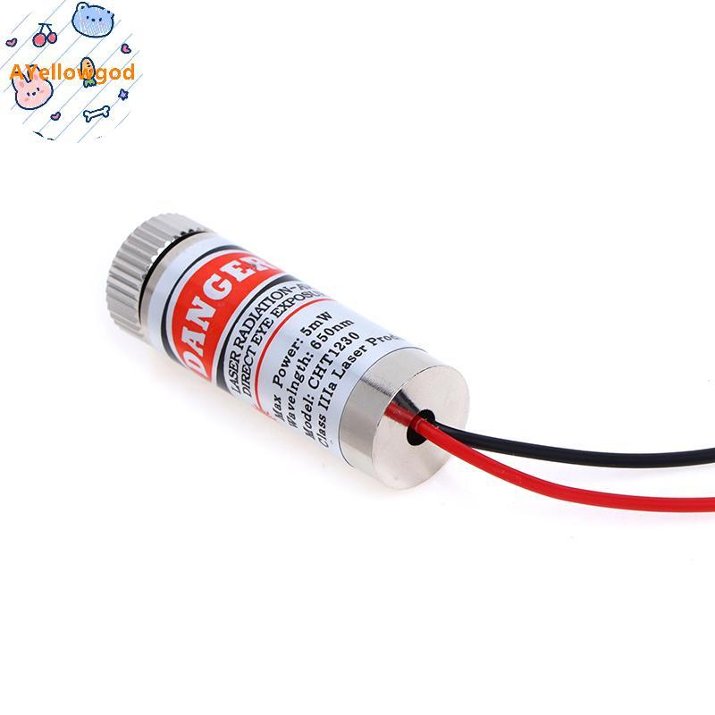 AYellowgod 650nm 5mW Red Point / Line / Cross Laser Module Đầu Laser Ống Laser 3v-5v Đầu Laser chấm 