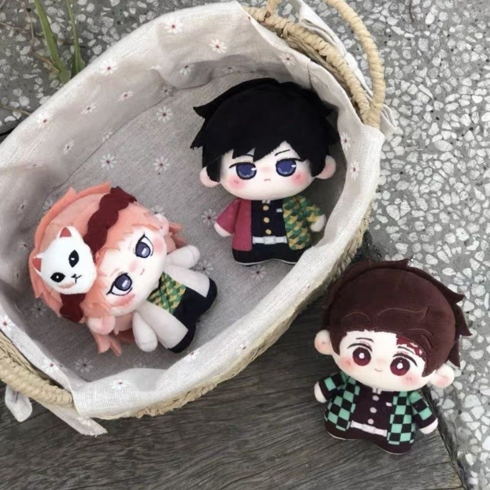 Demon Slayer Iguro Obanai 10cm Nunu Body Cotton Doll - Anime Móc Khóa Túi Quyến Rũ Quà Tặng