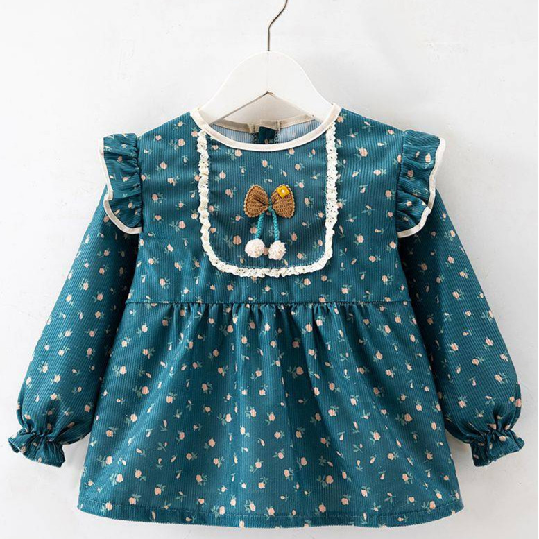 Baby Gown Autumn and Winter Eating Bib Water and Dirt Resistant Girl Apron Protective Clothing LtQe