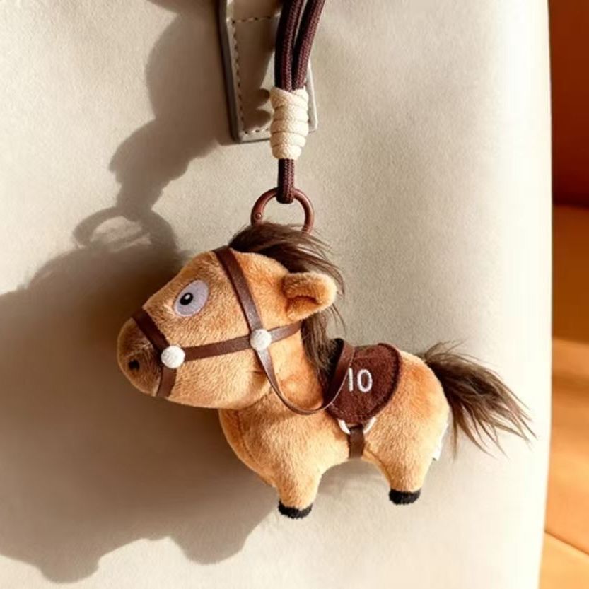 Year of the Horse10No. 1 Pony Windy Horse Backward Horse Plush Pendant Doll Year of the Horse Mascot