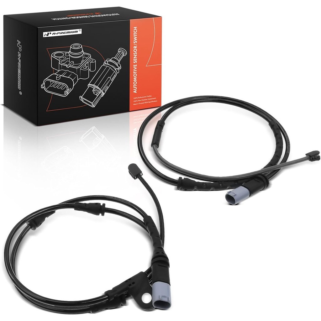 Cảm biến mài mòn đĩa trước và sau A-Premium Tương thích với BMW X5 2011-2018, X6 2011-2019, Bộ 2 PC