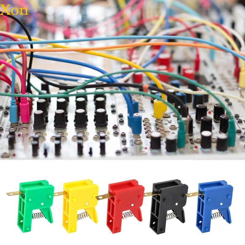 Xon 5 Chiếc Đa Năng Nhanh Dây Bài Đèn Led Lò Xo Bấm Kẹp Đèn LED Dây Nhanh Kẹp Cho Linh Kiện Điện Tử