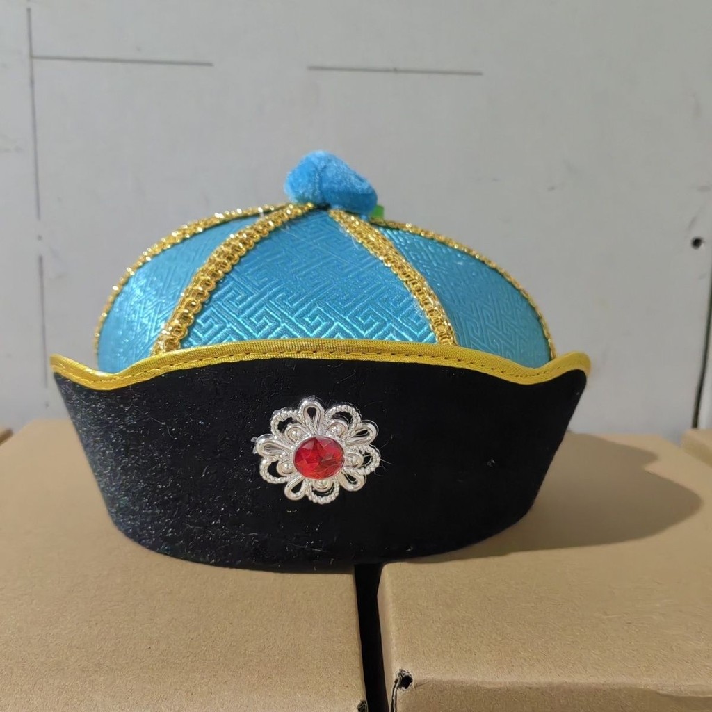 Hiệu suất Tây Tạng Dân Tộc Du Lịch Mũ Dân Tộc Mông Cổ Trẻ Em Mũ Chủ Trẻ Em Mũ Đội Đầu Bên Trong Mông