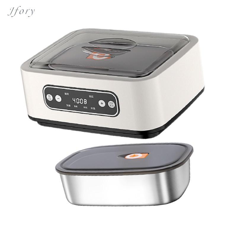 Máy Làm Sữa Chua Điện Hộ Gia Đình Tự Chế Sữa Chua Chuyên Nghiệp DIY Thép Không Gỉ Tự Động Sữa Chua Máy Lên Men Máy