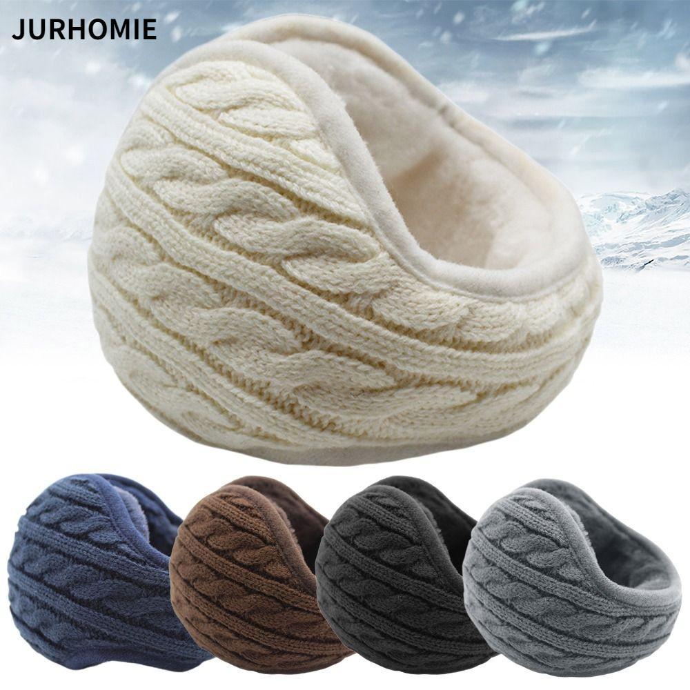 JURHOMIE Bịt Tai Mùa Đông, Bông Tai Mềm Mại Ấm Áp Thường Ngày, Lông Cừu Thời Trang Sang Trọng Cosy E