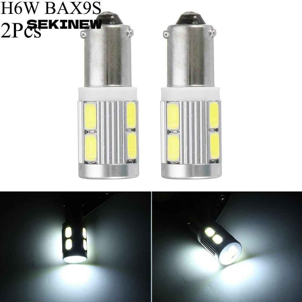 SEKINEW 2 Chiếc BAX9S H6W 10 Bóng Đèn SMD Đèn LED Cho Xe BMW 3 Series F30 F31