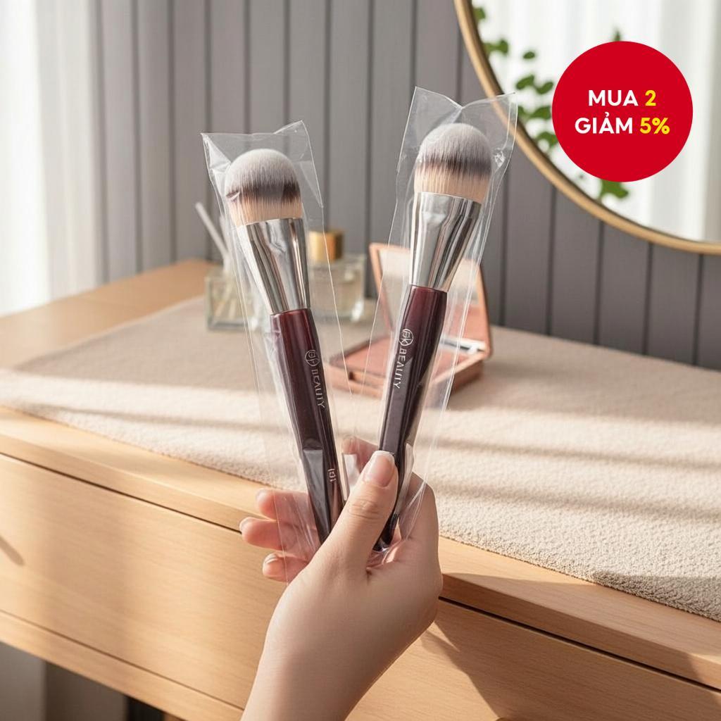 BK Cọ trang điểm nền chuyên nghiệp | Lông cọ dày mềm mại | Thoa đều không bị dày | Lớp nền hoàn hảo