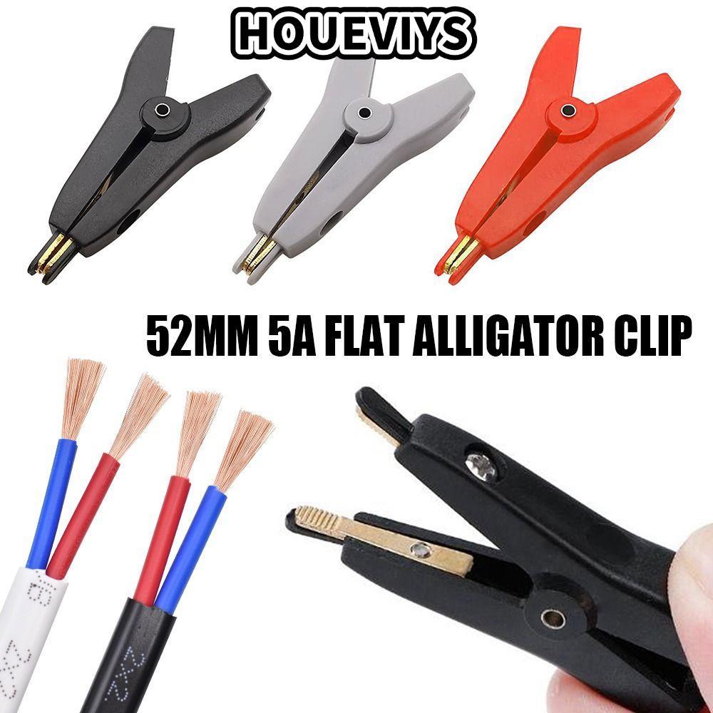 HOUEVIYS LCR Kelvin Cá Sấu Kẹp Cách Nhiệt 52mm 5A LCR Kelvin Kẹp