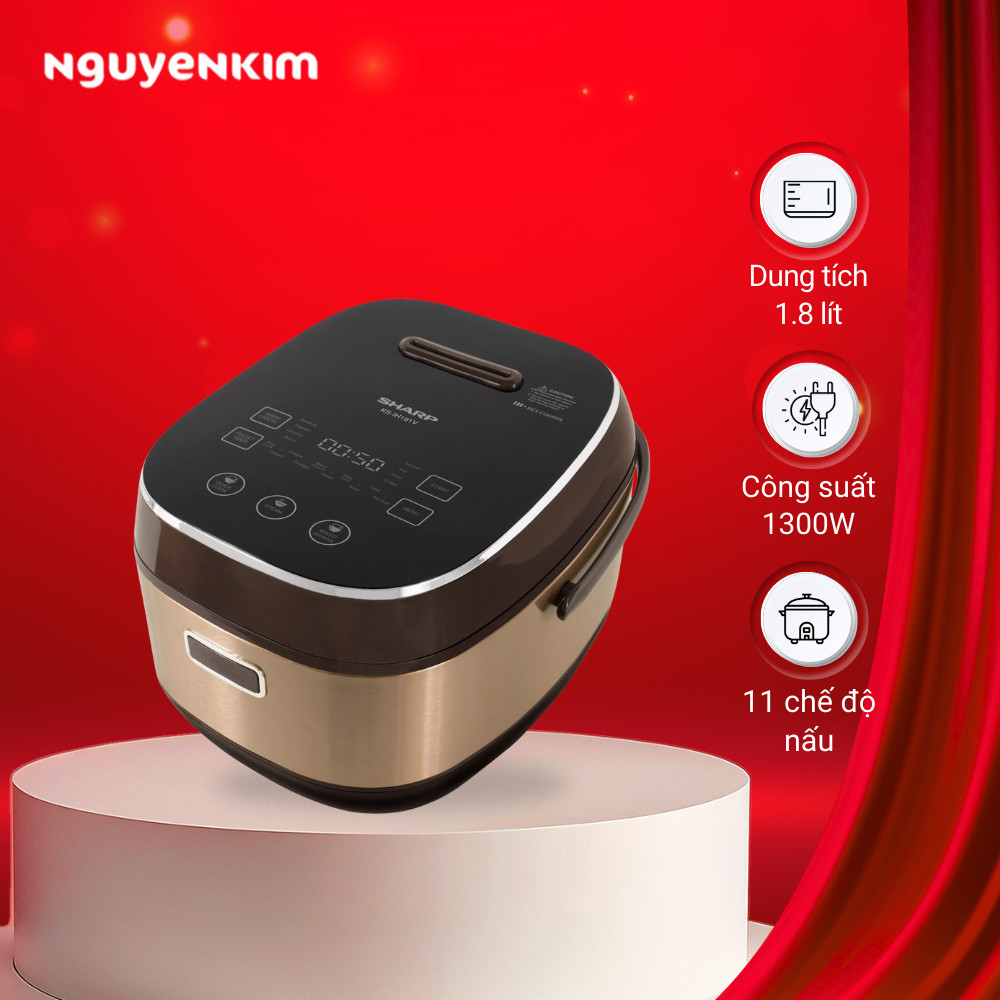 Nồi cơm điện cao tần Sharp 1.8 lít KS-IH191V-GL