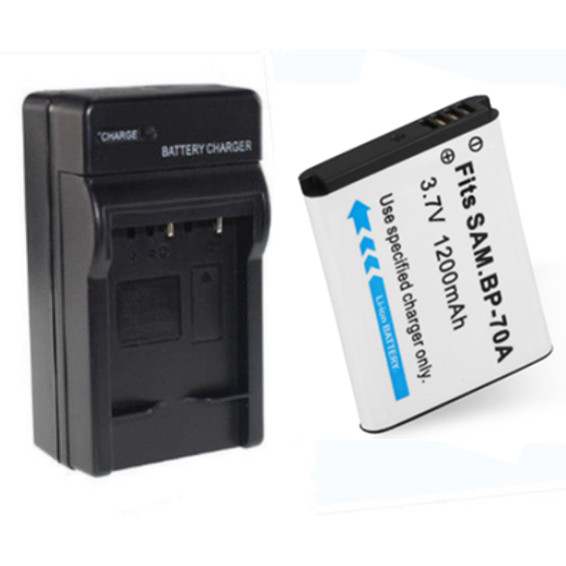 Pin máy ảnh sạc BP70A Thích hợp cho Samsung ES65 ES70 ST60 PL120 / 170 5X CCD