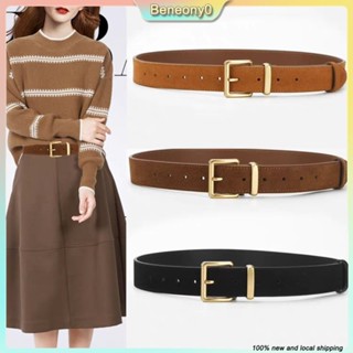 Thắt lưng da lộn vintage phù hợp với quần jeans, phụ kiện thời trang