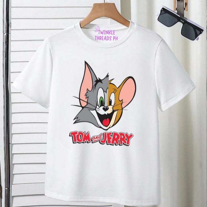 cho bé Tom, Jerry áo sơ mi, chất cao Cotton Spandex