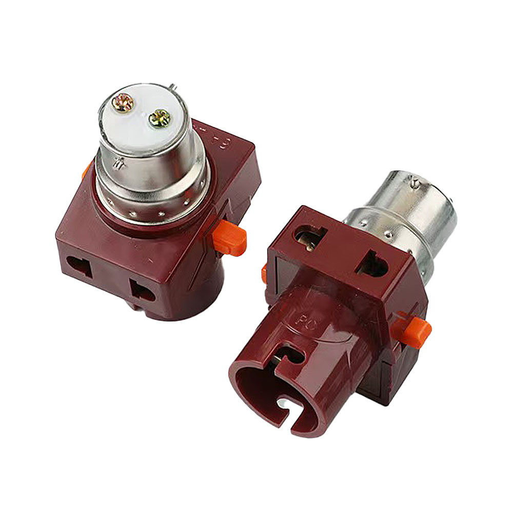 Giá đỡ đèn Fire B22 đến B22 Giá đỡ đèn lửa gắn màu nâu Giá đỡ đèn treo gắn trên giá đỡ đèn